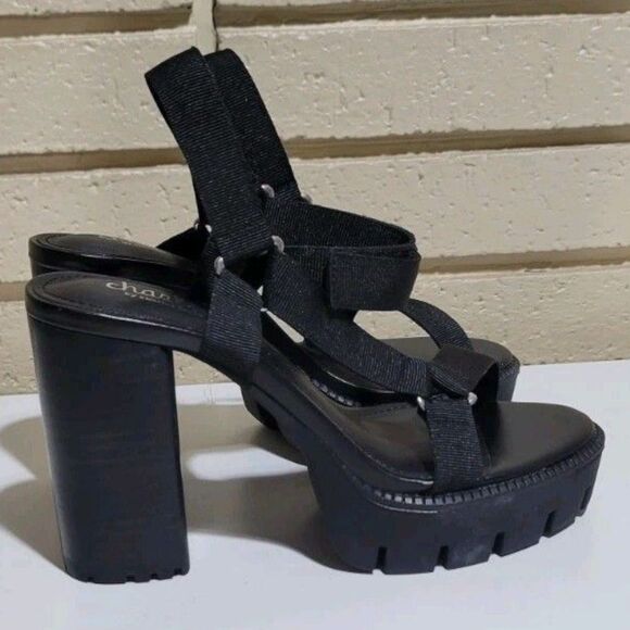 NIB Charles By Charles David Vast Chunky Platform Heels, Size 7.5M Grunge - Picture 3 of 16